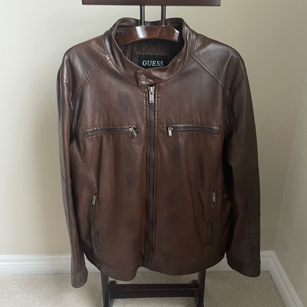 Guess Faux Leather Jacket